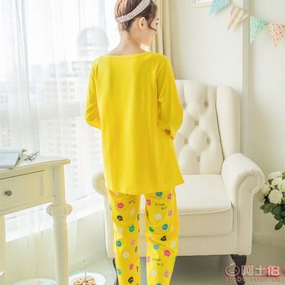 春秋季孕婦純棉長袖睡衣套裝 舒適與實(shí)用的完美結(jié)合